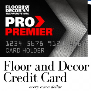 Floor and Decor Credit Card