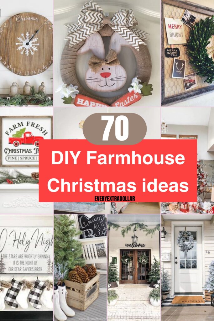  Farmhouse Christmas Decorations Ideas
